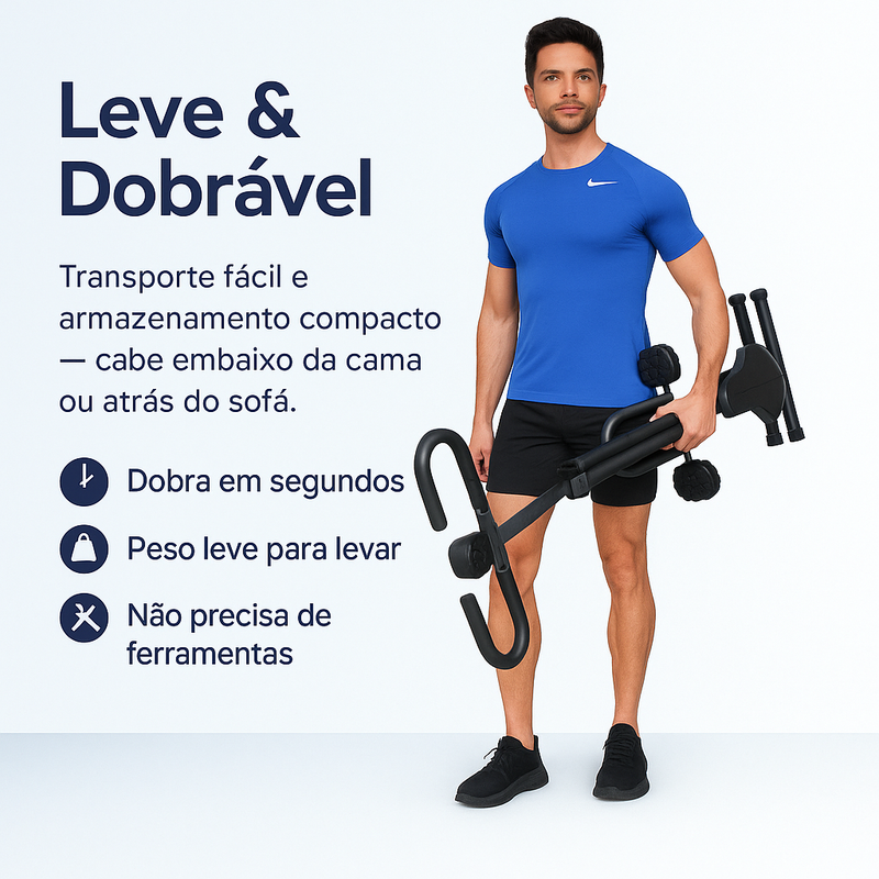 FlexFit Pro 2 em 1 - Equipamento Completo para Glúteos e Pernas