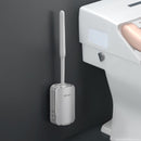 Escova Sanitária para Banheiro Silicone com Suporte Mahaos