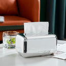 Caixa Porta Lenço Umedecido e Papel Cromado