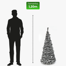 Árvore de Natal Retrátil - Com Efeito de Neve e Luzes Coloridas