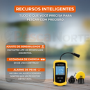 Localizador de Peixes Portátil Detector Com Fio De Profundidade