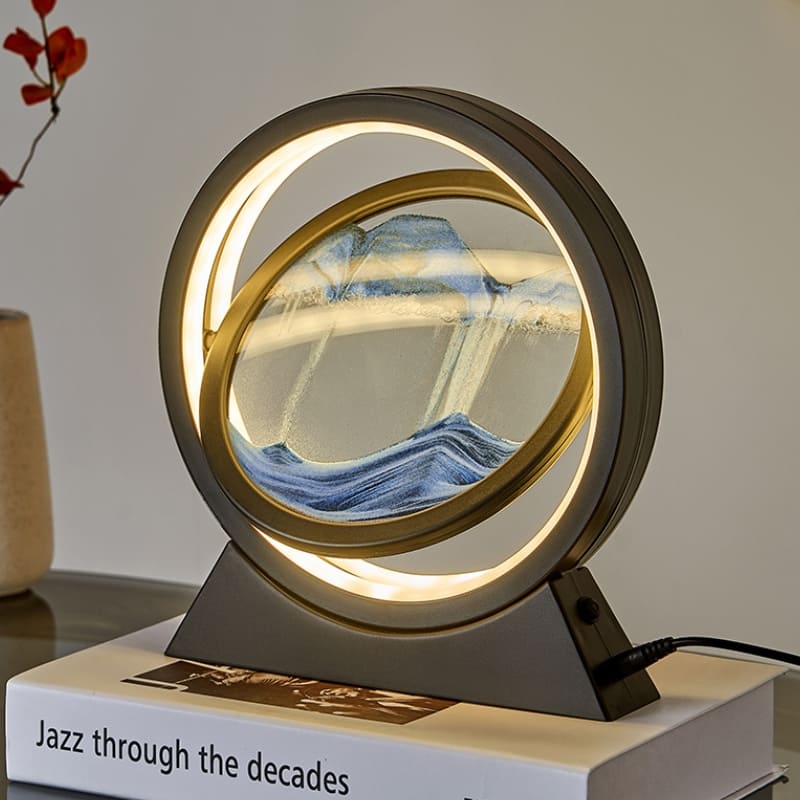 Luminária de Mesa e Abajur Ampulheta LED Decorativa Mahaos