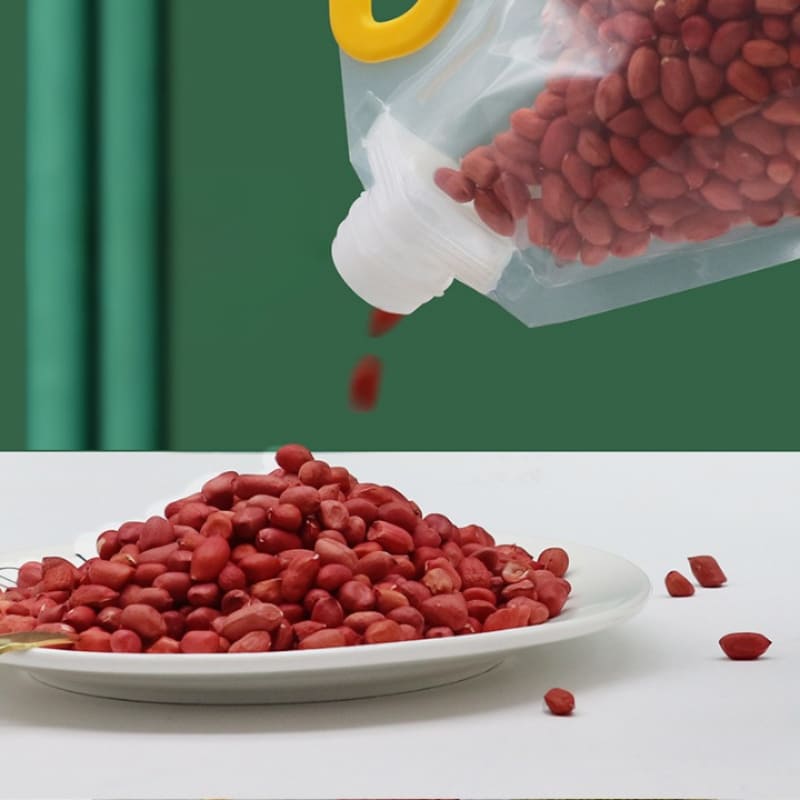 Kit 10 Sacos de Armazenamento Dispenser de Alimentos Mahaos