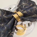 Conjunto Anéis de Guardanapos de Tecido Espiral 6 peças