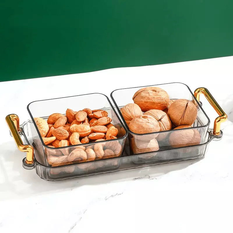 Bandeja de Lanche Multifuncional com Potes de Armazenamento Mahaos