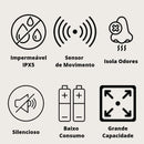 Lixeira para Banheiro e Cozinha Automática com Sensor Inteligente