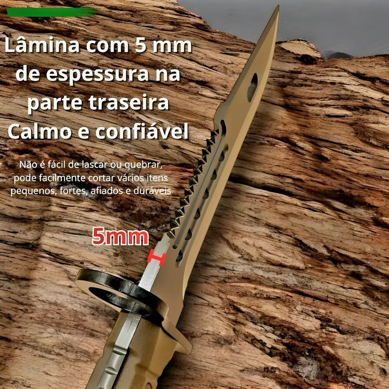 Faca Tática 5.8mm -  Baioneta M9 Infantary K25 / ULTIMO DIA DE PROMOÇÃO