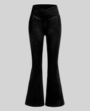 Calça Jeans Mab Wide Leg - Cintura Alta Cruzada