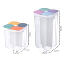 Dispensador Porta Alimentos e Cereais com Divisórias Mahaos