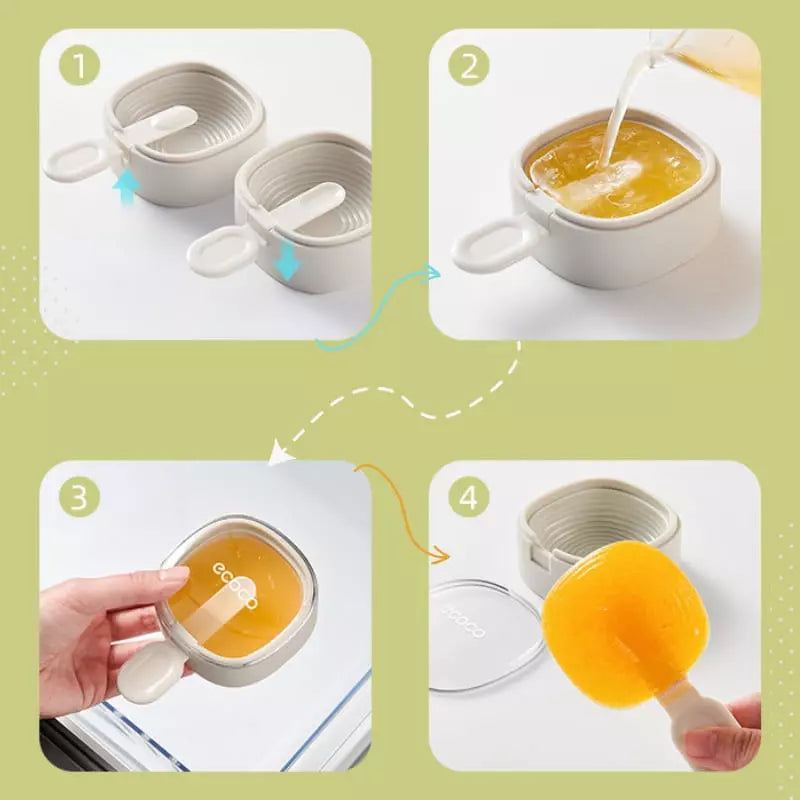 Forma de Picolé de Silicone Mahaos