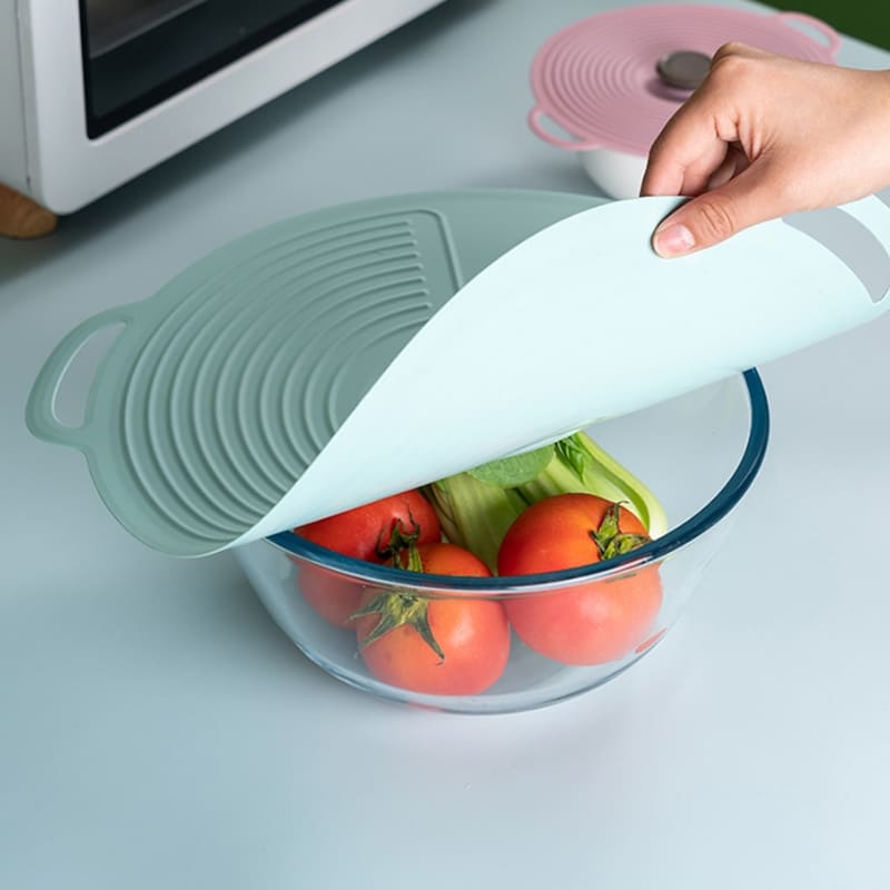 Tampa de Silicone Universal Dobrável para Micro-ondas Mahaos
