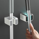 Suporte de Vassoura e Rodo com Adesivo de Parede 2 Unidades